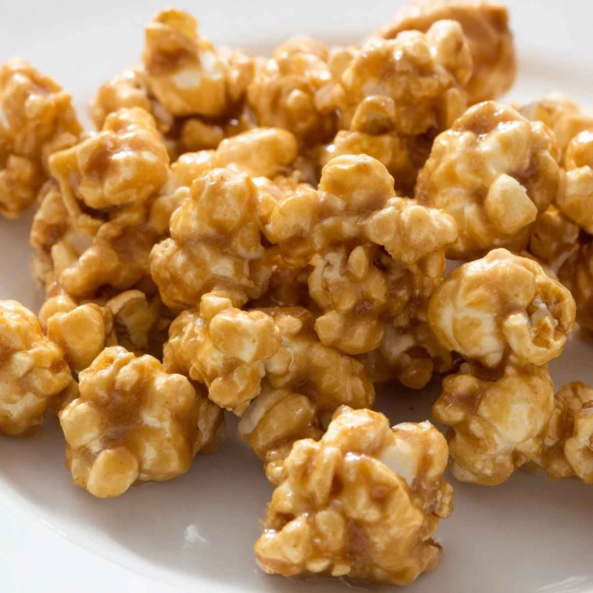 Festive Holiday Snack Maple Butter Popcorn drizzled with rich maple syrup and warm butter.  