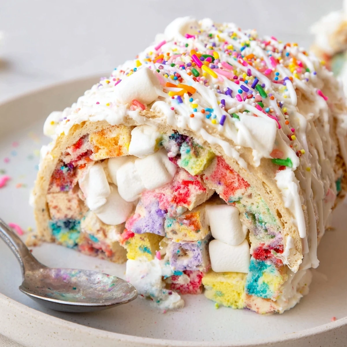 Colorful Chaos-Style Confetti Birthday Cake Wraps, bursting with funfetti flavor and sprinkles.  