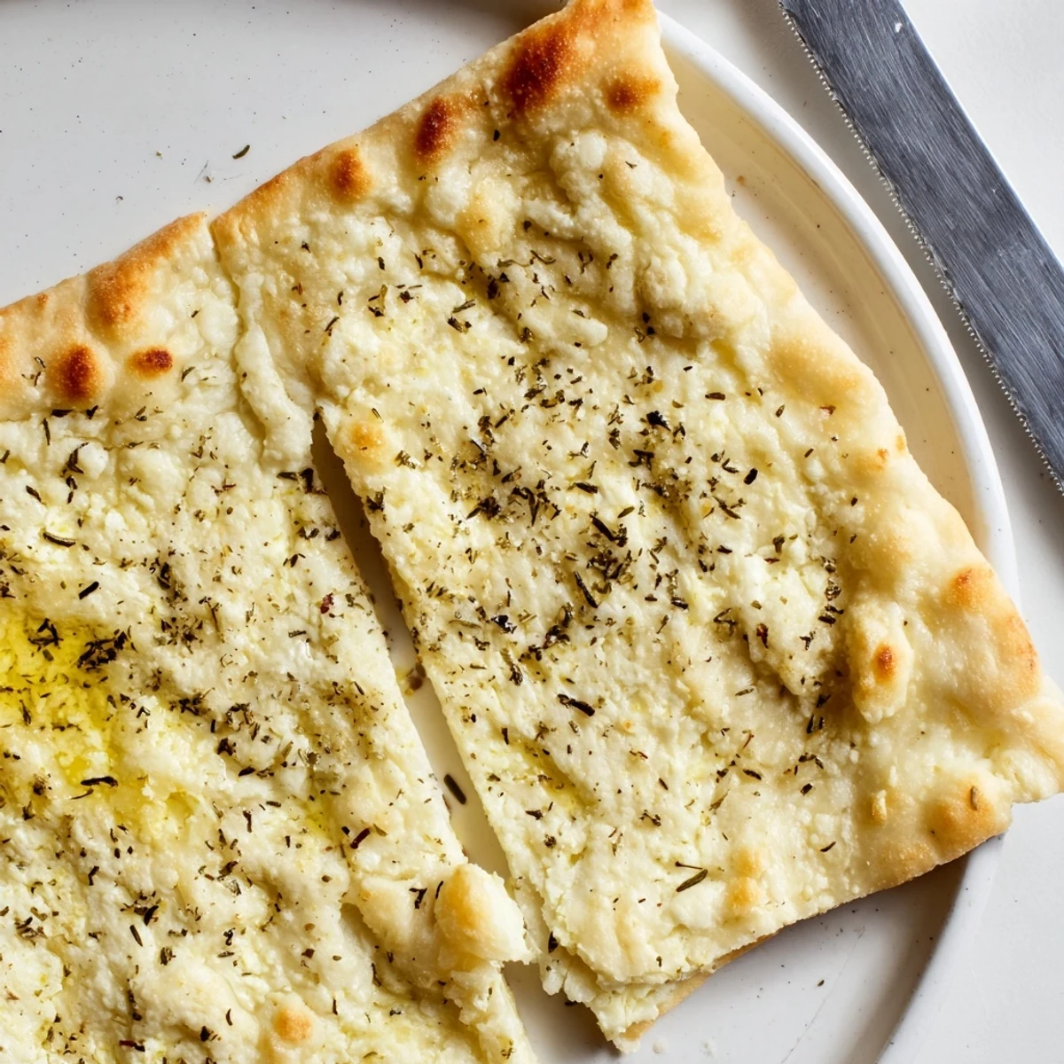 Easy 2-Ingredient Cottage Cheese Flatbread
