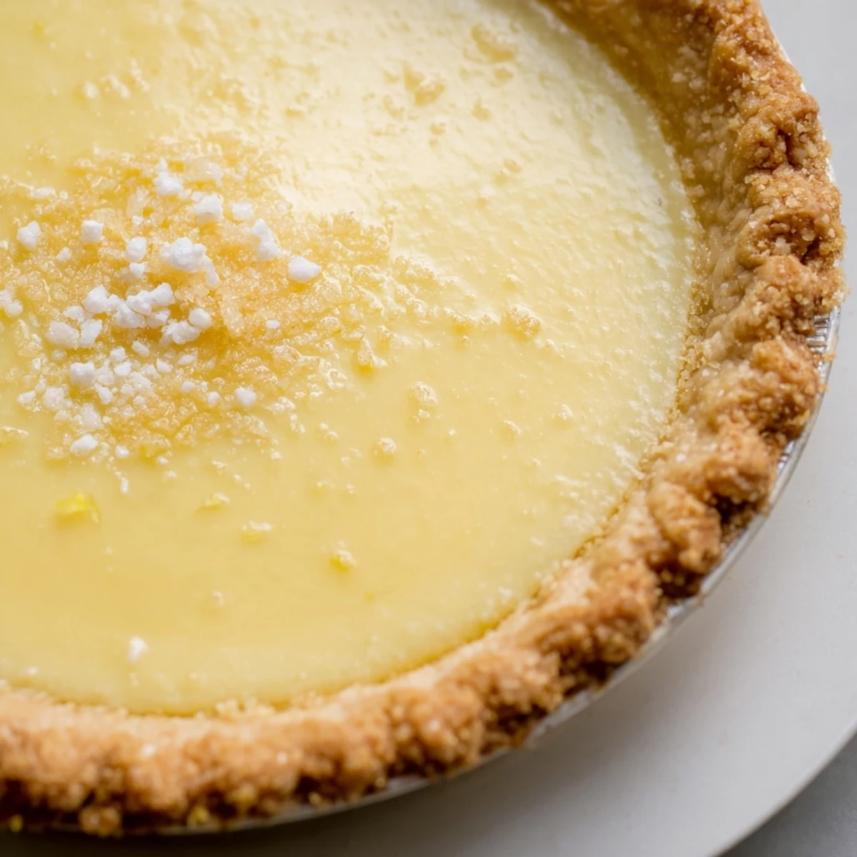 Golden-brown water pie fresh from the oven, perfect for sharing with friends.  