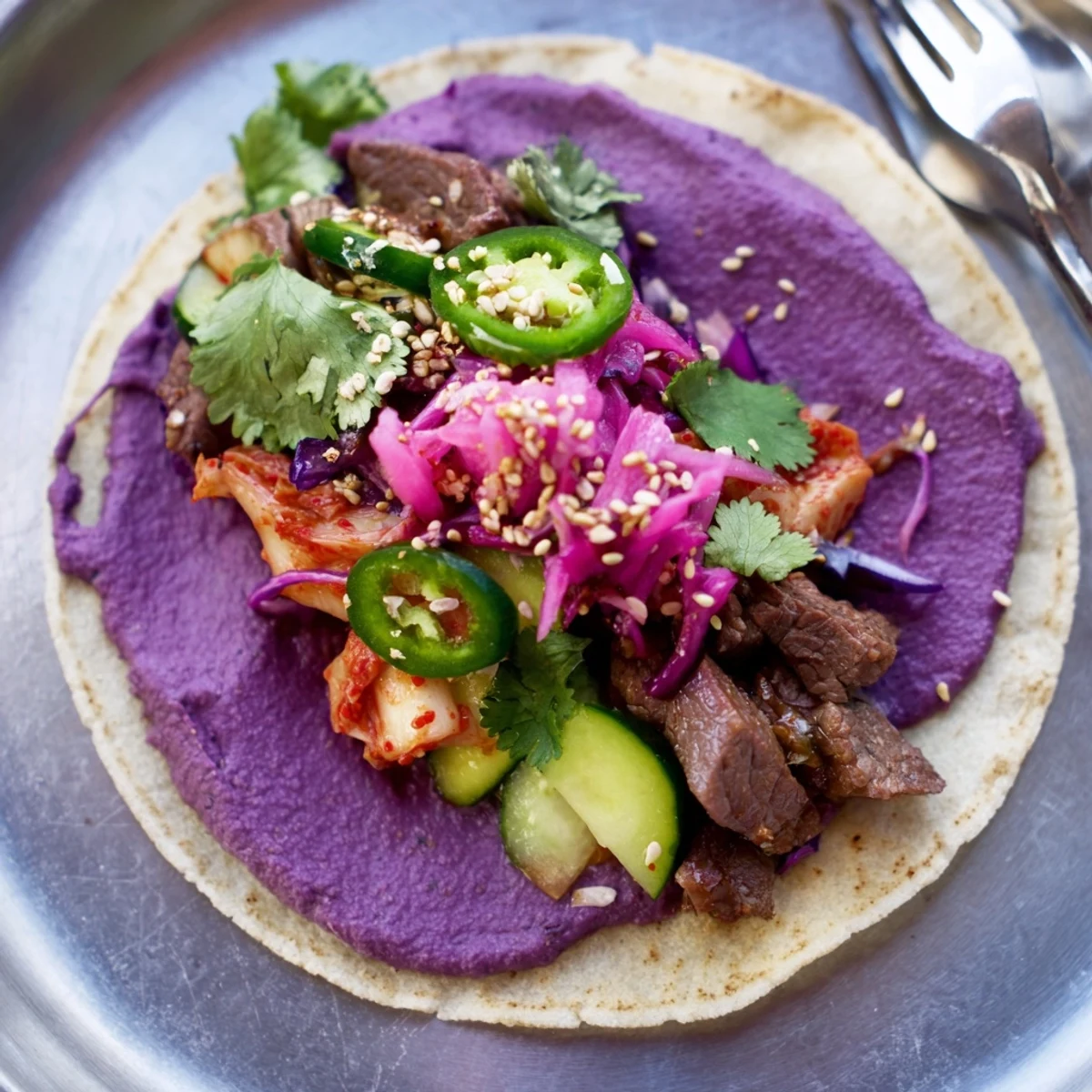 Deliciously customizable Bowls featuring tender protein and zesty toppings like kimchi.