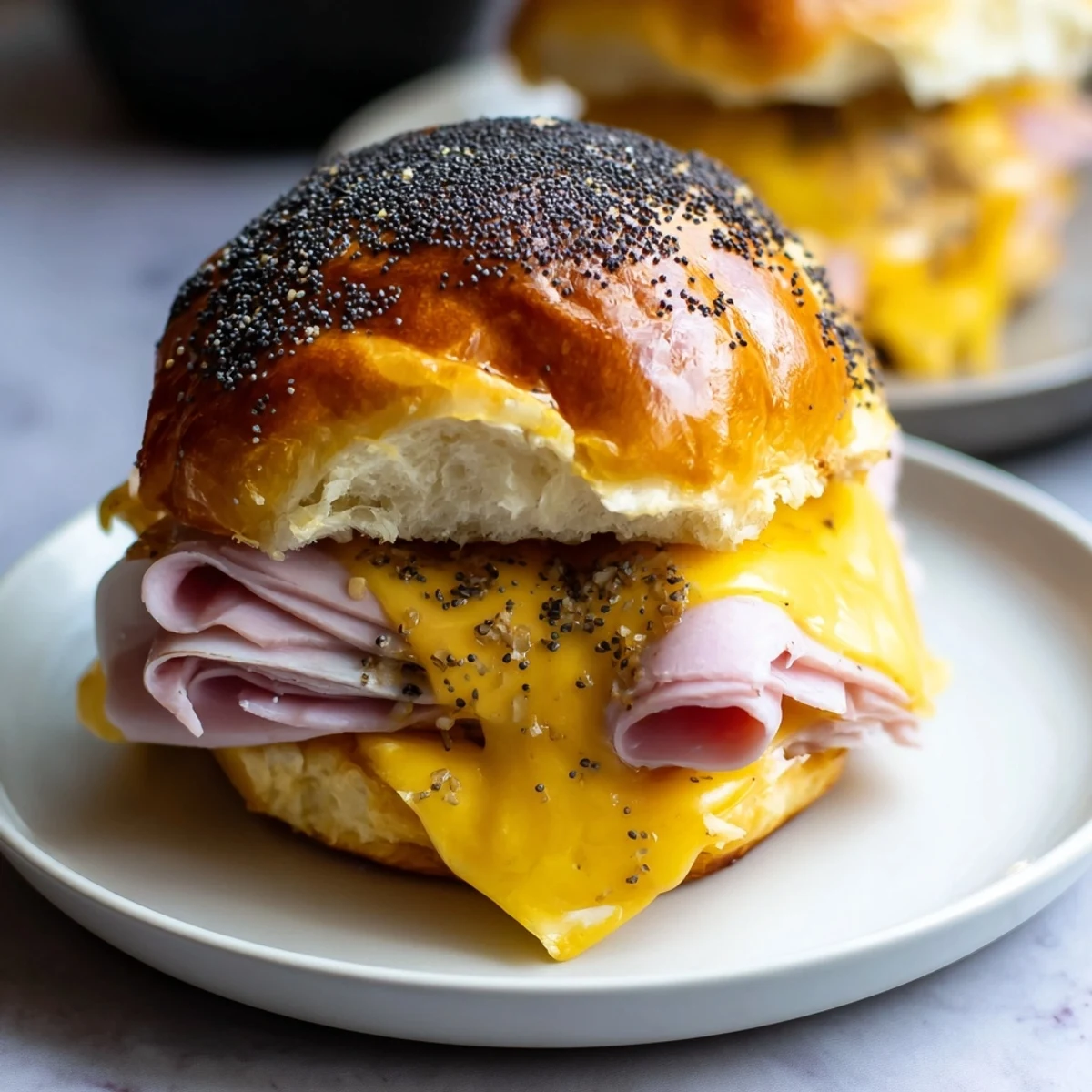 Baked Ham Cheese Sliders