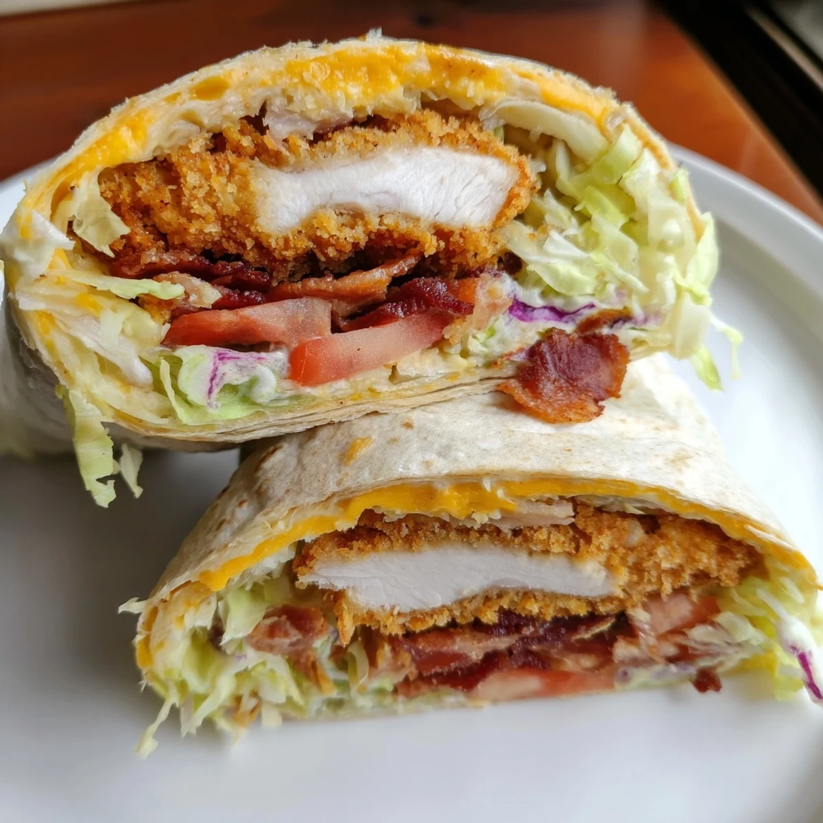 Crispy Chicken Bacon Wrap