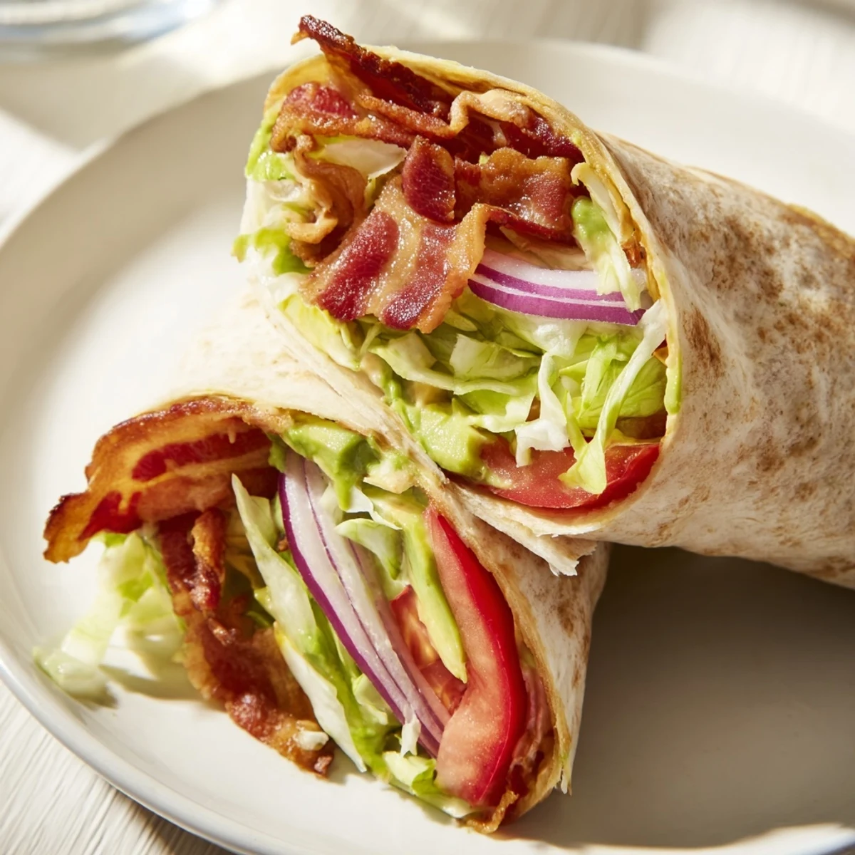 Zesty BLT Wraps Chipotle Mayo