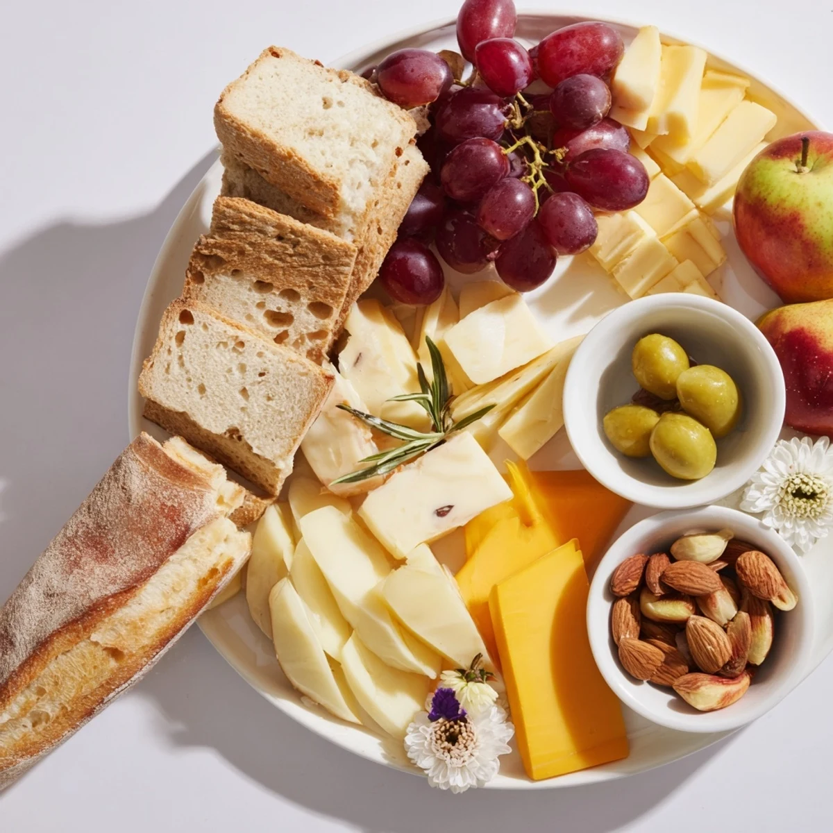 A vibrant Golden Wheat Bundle Board displays a beautiful array of treats, ready to serve with friends.
