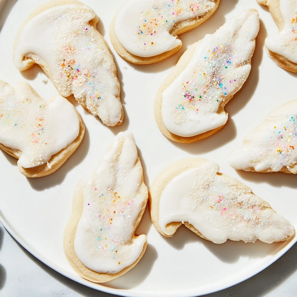 Angel Wings Sugar Cookies