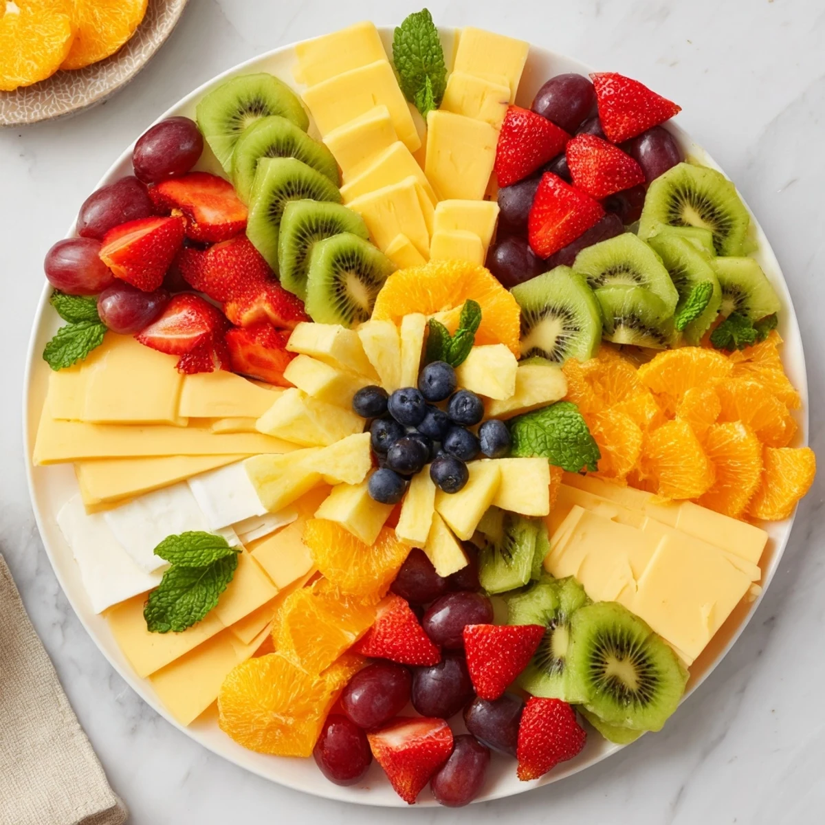 Kaleidoscope Circle Fruit Cheese