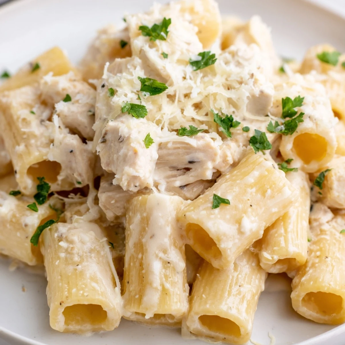 Chicken Alfredo Bake