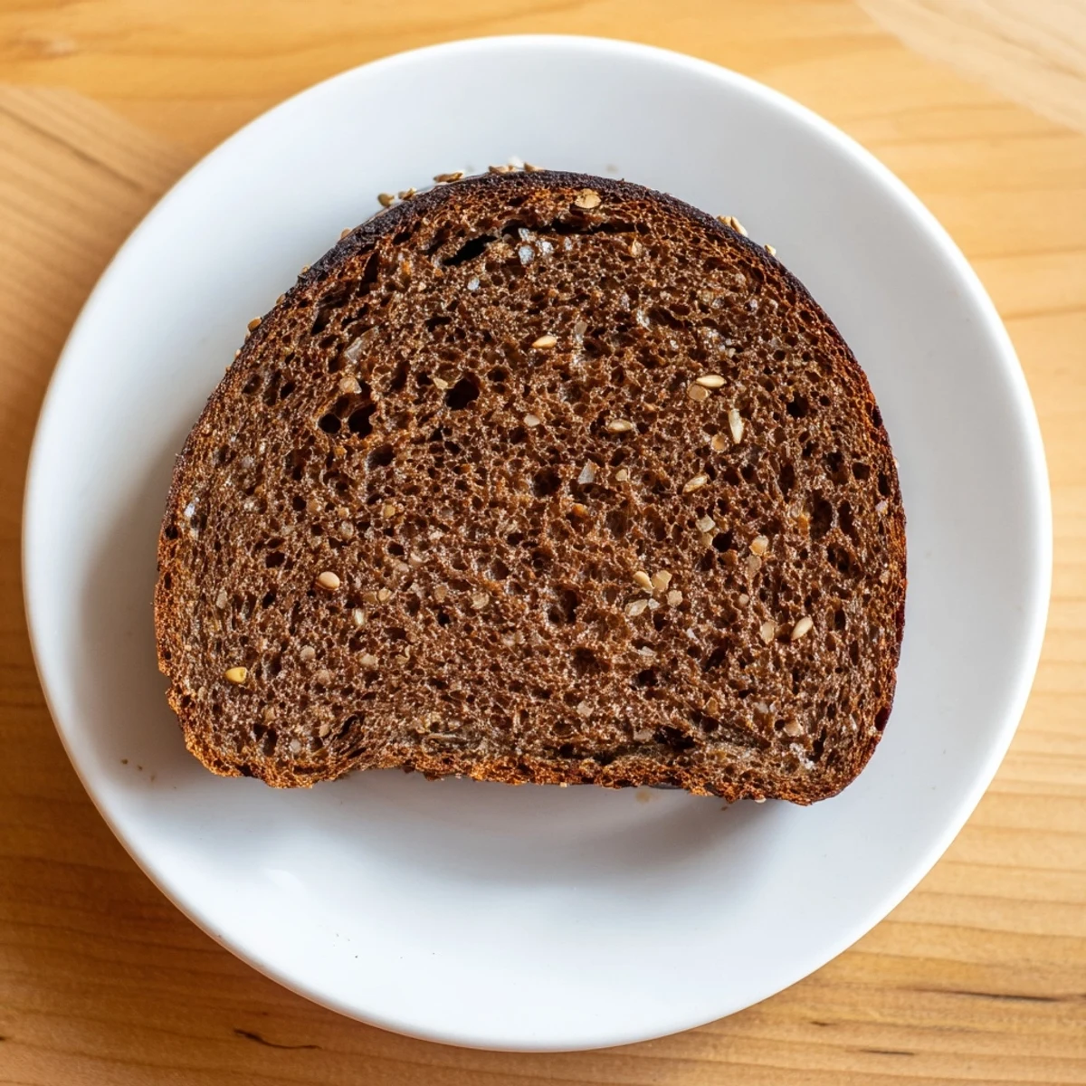 Warm, aromatic Estonian Leib sourdough, with caraway seeds, waiting to be slathered in butter.