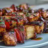 Grilled Pineapple Chicken Skewers