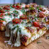 Cottage Cheese Flatbread Pizza