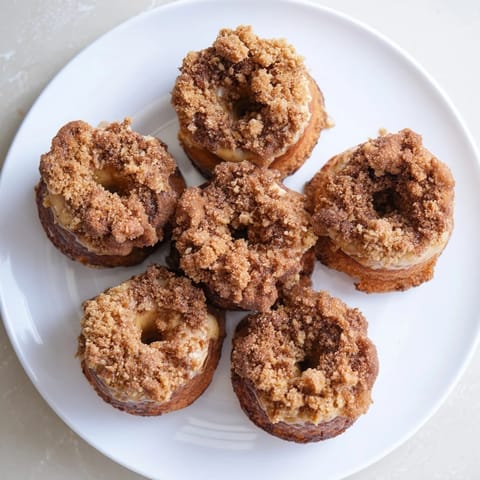 Apple Butter Cinnamon Crunch Donuts