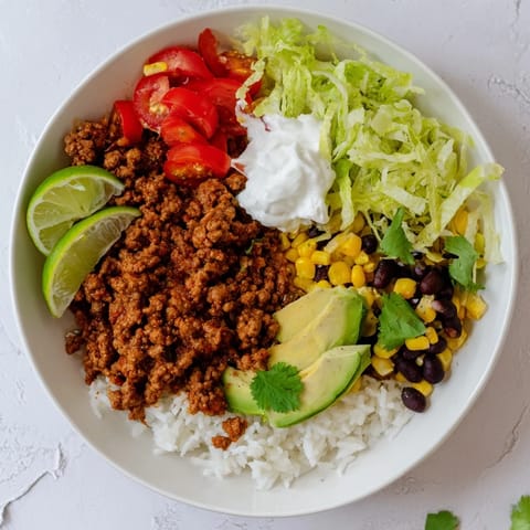 Loaded Beef Burrito Bowl