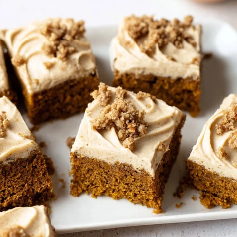 Pumpkin Bars Brown Sugar Frosting