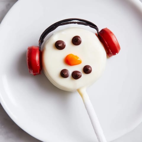 Budget-Friendly Oreo Snowman Pops