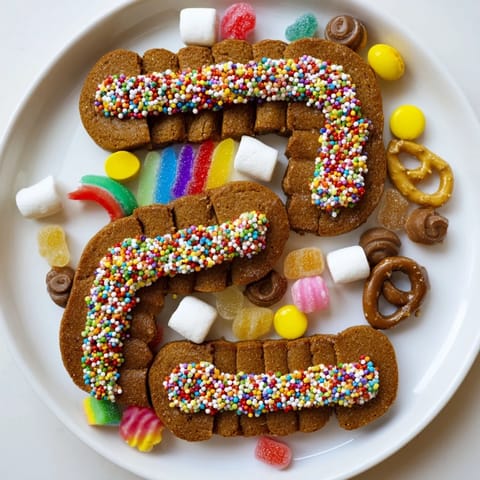 Festive Candy Land Gingerbread Path offers a delightful dessert experience with assorted treats.