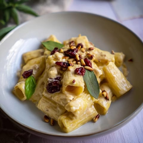 Pasta with Roasted Grapes Ricotta