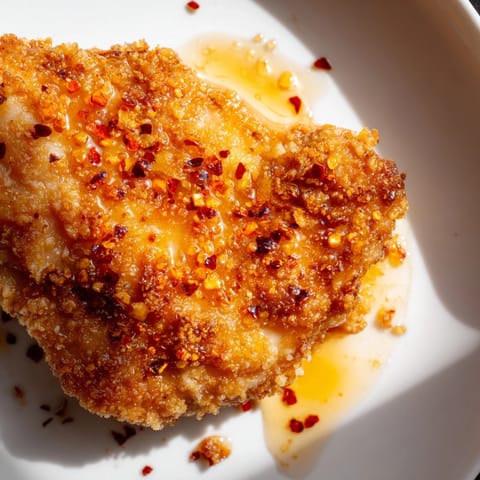 Hot Honey Crispy Chicken Thighs