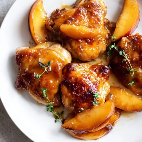 Sticky Maple Apple Chicken