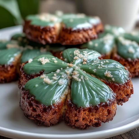 St Patricks Shamrock Cookies