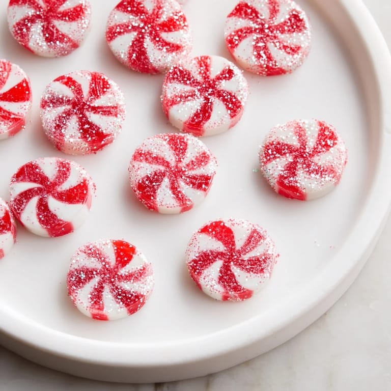 Melted and shaped, these Express Peppermint Candy Bows are a festive, melt-in-your-mouth treat option.