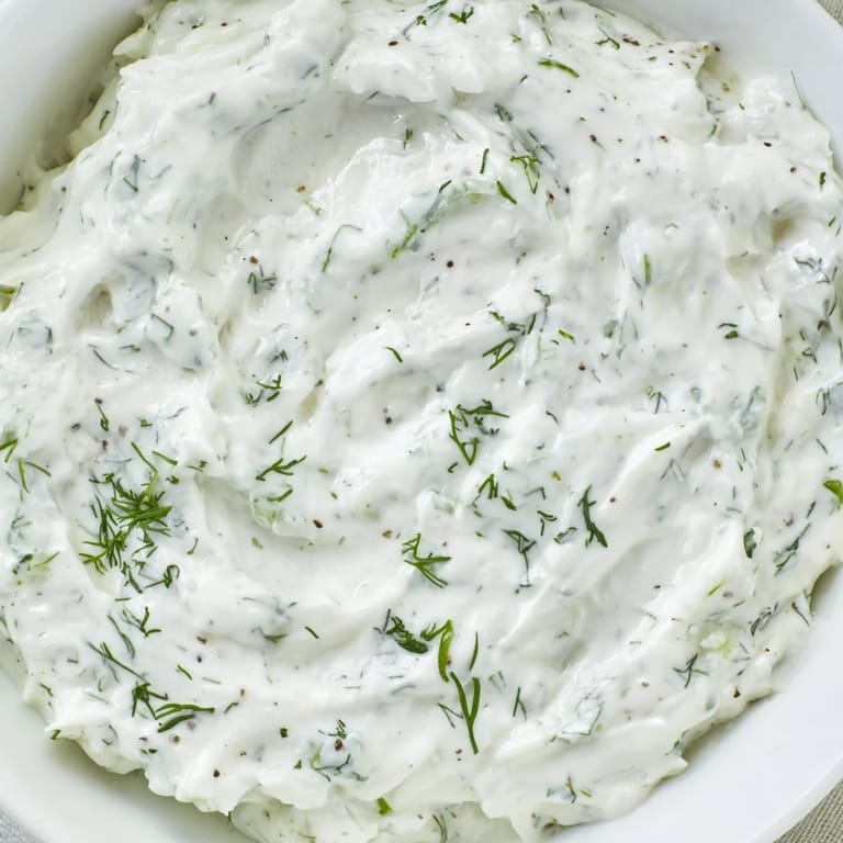 A bowl of homemade Greek Yogurt Ranch Dip, perfect for dipping carrots, celery, and bell peppers.