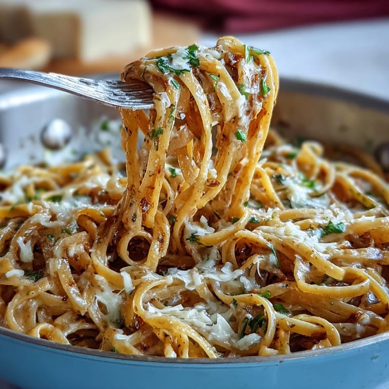 Bright lemon butter sauce coats linguine pasta with vibrant green peas and melted Parmesan cheese.  
