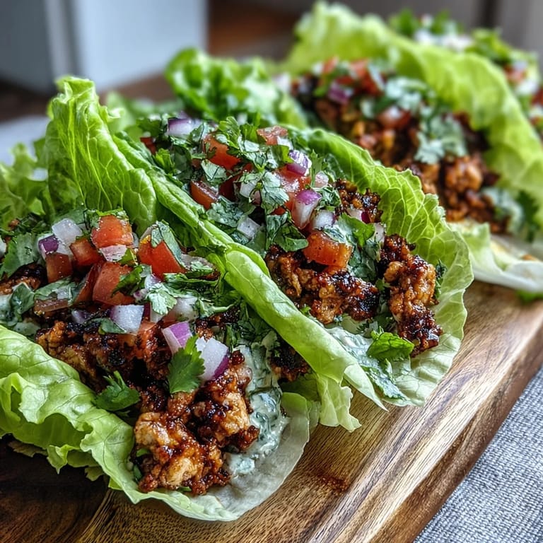 Enjoy these flavorful Turkey Taco Lettuce Wraps, a healthy, Mexican-inspired meal.